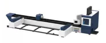دستگاه برش لوله لیزری دو پنوماتیک چاک 6500 میلی متر CNC