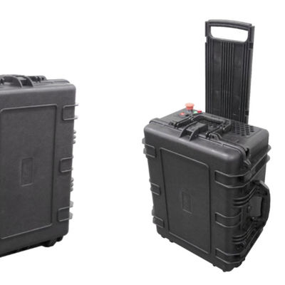 100W 35000mm لیزر تمیز کردن ماشین آلات خنک کننده هوا