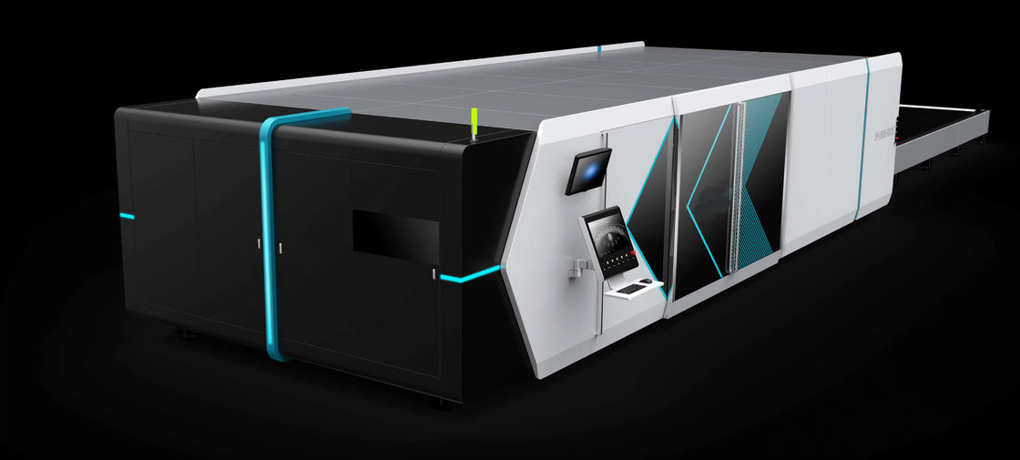 IPG 20mm CNC برش فلز 8025 دستگاه برش لیزری برای ورق های فولادی