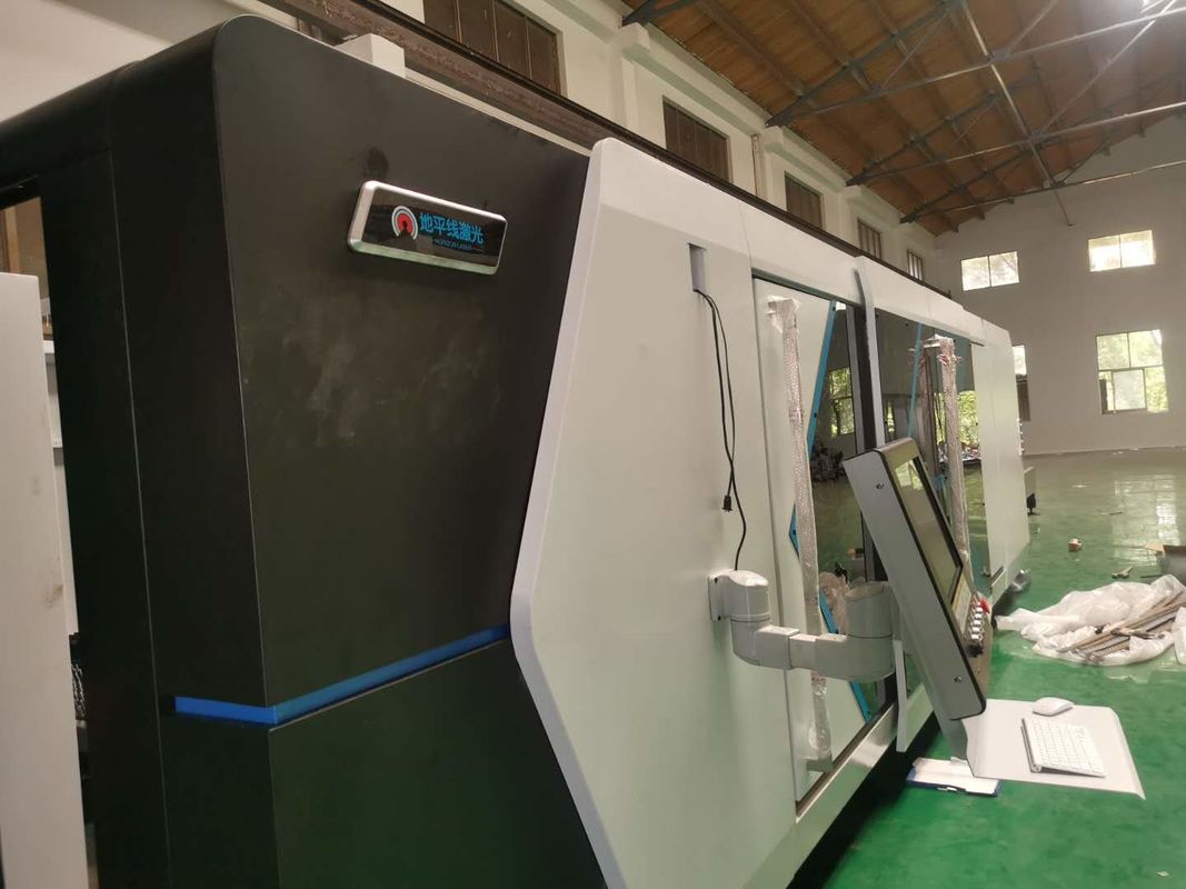 IPG 20mm CNC برش فلز 8025 دستگاه برش لیزری برای ورق های فولادی