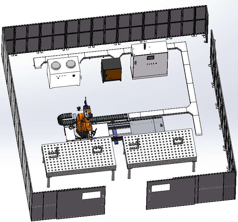 Robotic Arm 3D Processing 4000 watt Automatic Laser Welder