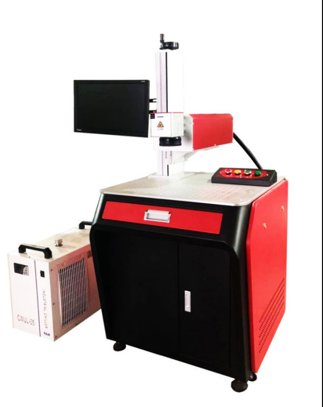 حکاکی لیزری UV 3Watt 5Watt برای مهر و موم های پلاستیکی