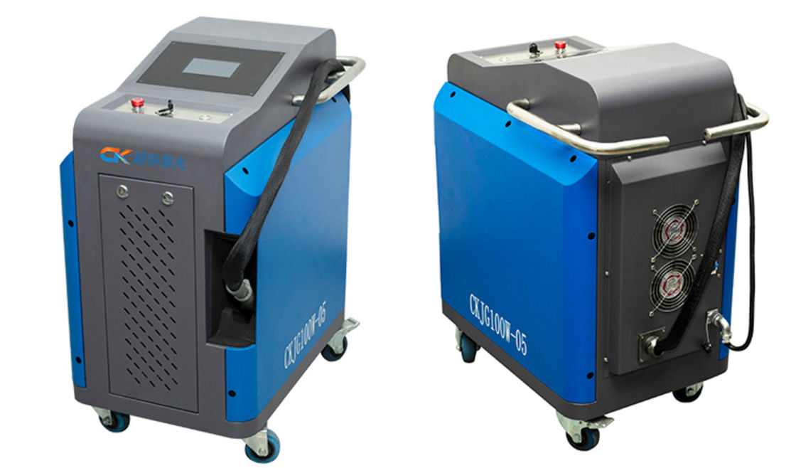 خنک کننده هوا 200W 10m دستگاه تمیز کردن سطح لیزر