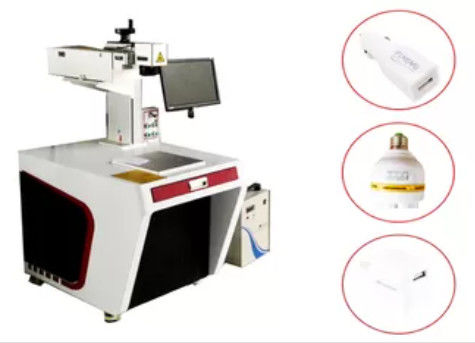 دستگاه حکاکی لیزری UV 10μrad غیر فلزی 100kHz