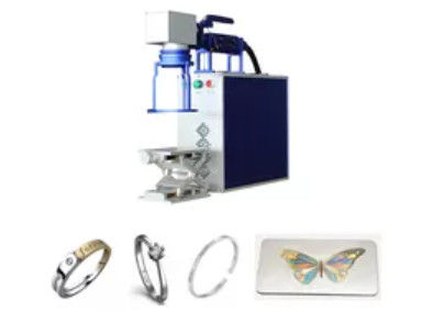 دستگاه علامت گذاری لیزر فیبر Mopa Color 50W 3D