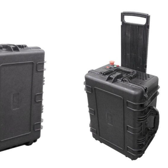 100W 35000mm لیزر تمیز کردن ماشین آلات خنک کننده هوا