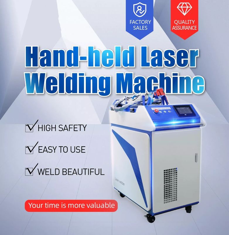 500W 1080NM دستگاه جوش لیزری دستی CW خنک کننده آب