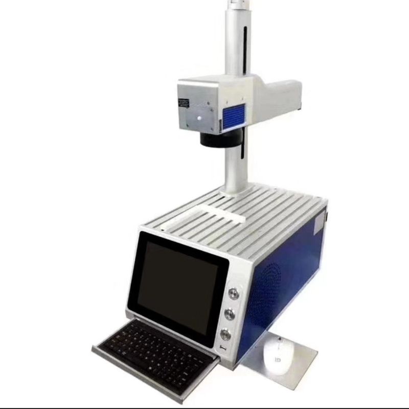 دستگاه لیزری فیبر قابل حمل 20W 30W 1064nm 10000mm/S رومیزی