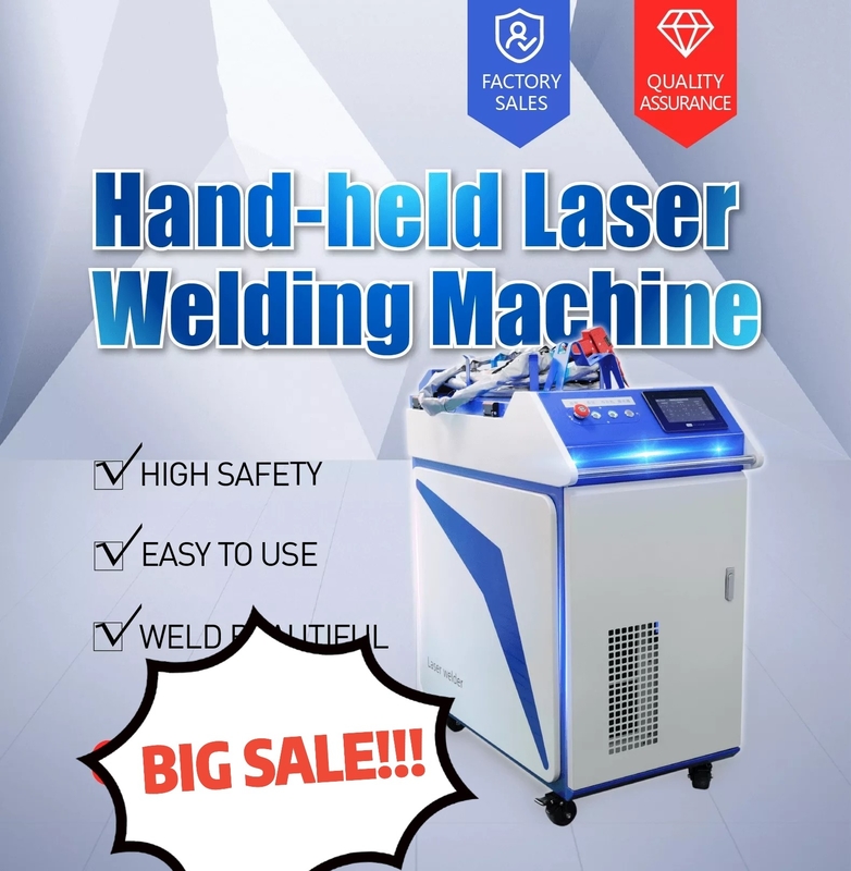 Argon Arc 3000W CW Handheld Laser Welder 120mm/S with Auto Wire Feeder